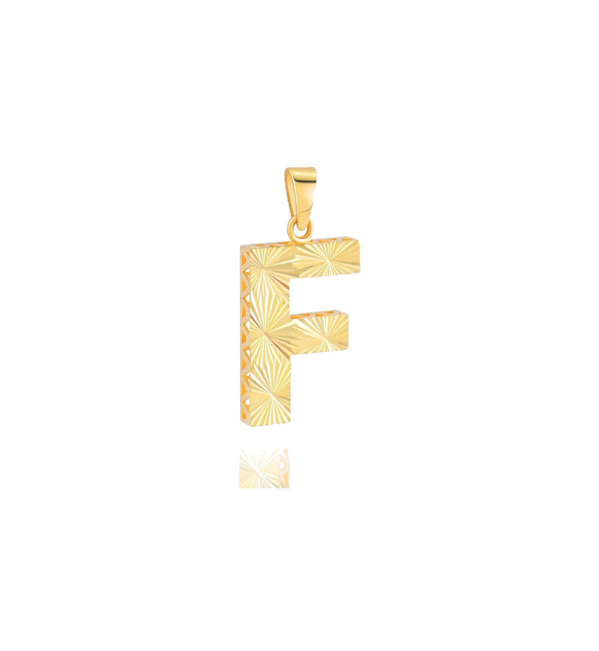 F Fusions-Buchstabenanhänger